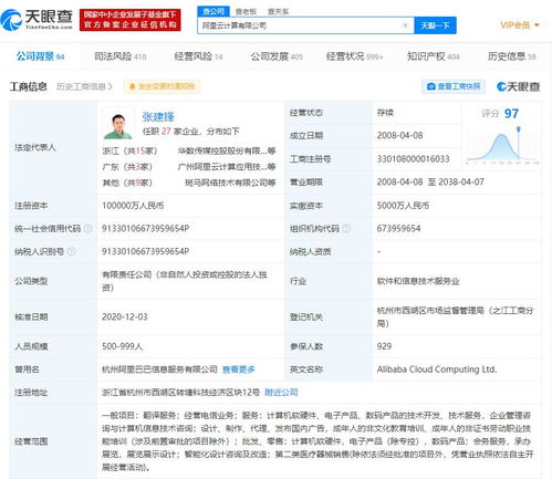 阿里云關聯公司業務版圖再擴張 新增翻譯服務與計算機軟件開發